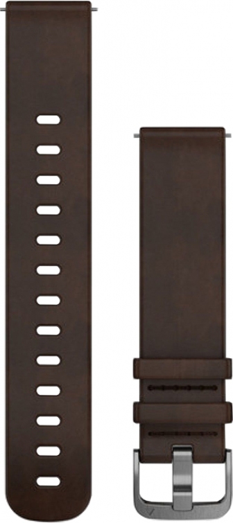 GARMIN Quick Release 20mm Dark Brown Leather L 010-12691-01