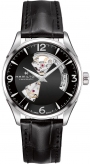 HAMILTON Jazzmaster Open Heart Three Hands Automatic 42mm Stainless Steel Leather Strap H32705731