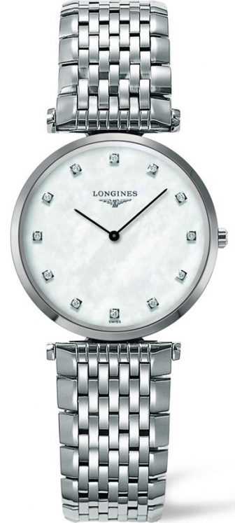 LONGINES La Grande Classique Brilliants Three Hands 29mm Stainless Steel Bracelet L45124876
