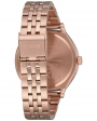 NIXON The Clique Three Hands 38mm Rose Gold Stainless Steel Bracelet A1249-897-00