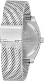 NIXON The Time Teller Three Hands 37mm All Silver Stainless Steel Milanese Bracelet A1187-1920-00