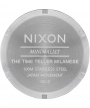 NIXON The Time Teller Three Hands 37mm All Silver Stainless Steel Milanese Bracelet A1187-1920-00