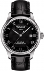 TISSOT Le Locle Powermatic 80 Three Hands 39.3mm Stainless Steel Leather Strap T006.407.16.053.00