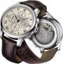 TISSOT Le Locle Valzoux Chronograph 42.3mm Stainless Steel Leather Strap T006.414.16.263.00