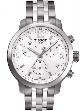 TISSOT T-Sport PRC 200 Chronograph 42mm Stainless Steel Bracelet T055.417.11.017.00