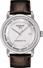 TISSOT Luxury Powermatic 80 Three Hands 41mm Stainless Steel Leather Strap T086.407.16.031.00