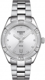 TISSOT PR 100 Sport Chic Diamonds Three Hands 36mm Stainless Steel Bracelet T101.910.11.036.00