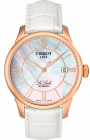 TISSOT T-Classic Le Locle Three Hands Automatic 39mm Rose Gold Stainless Steel Leather Strap T41.6.453.83